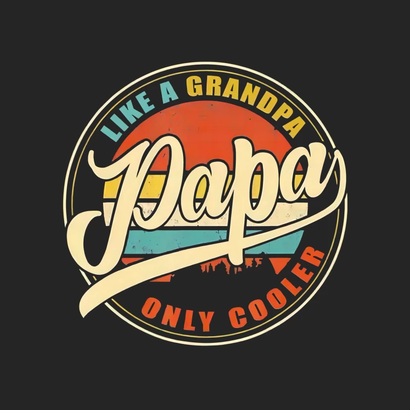 Papa wie ein cooler Opa Herren Pullover Sweatshirt