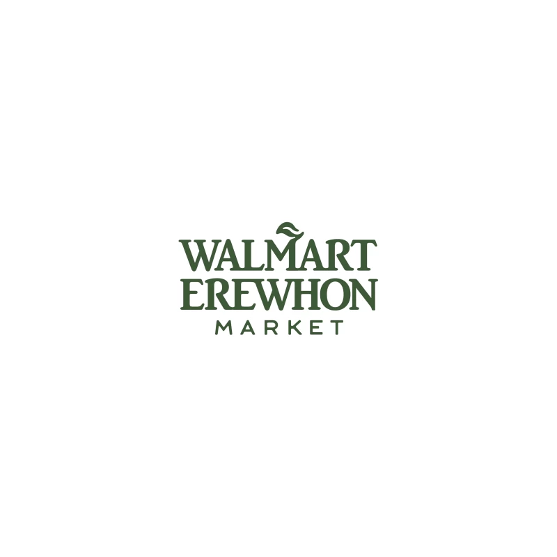 Walmart-Erewhon Market Logo Parody in Green iPhone Case