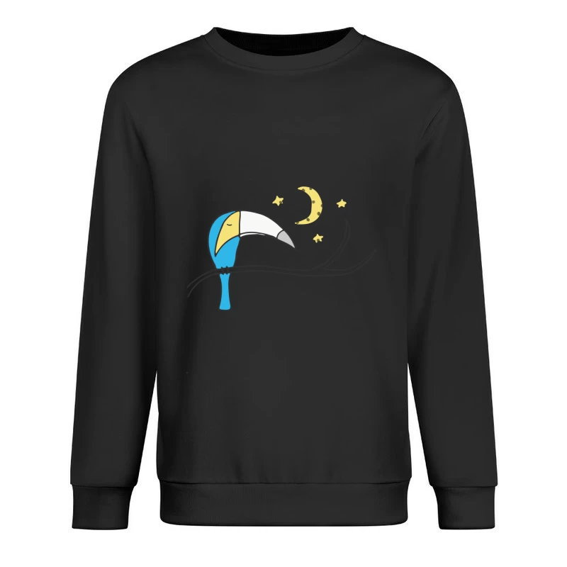 Toucan rêveur sous le clair de lune Homme Sweat-shirt à enfiler