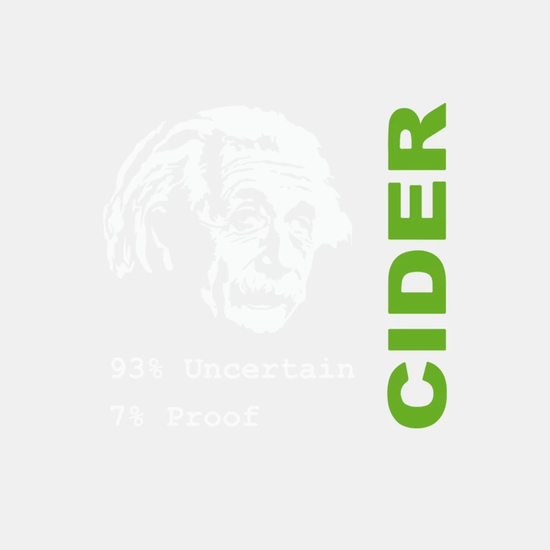 Albert Einstein Theory of 7_ Proof Geeky Science Cider Scrumpy Drinking Male Tank Top