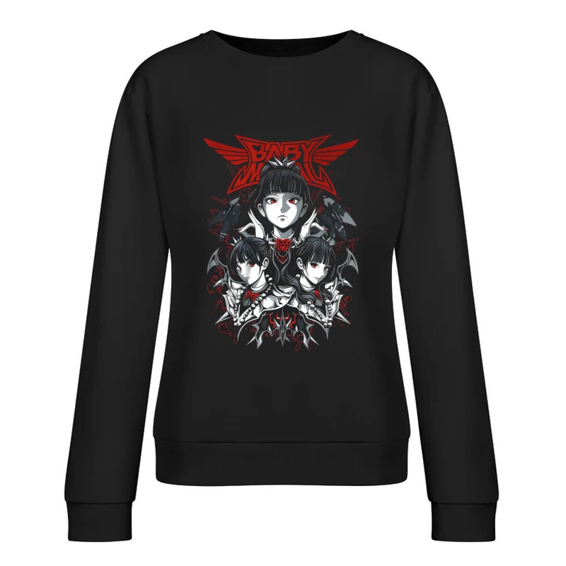 Babymetal Japanese Metal Band Female Pullover Sweatshirt