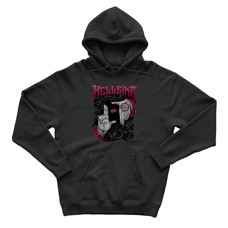 Höllische Gesten und Symbolik Herren Pullover Hoodie
