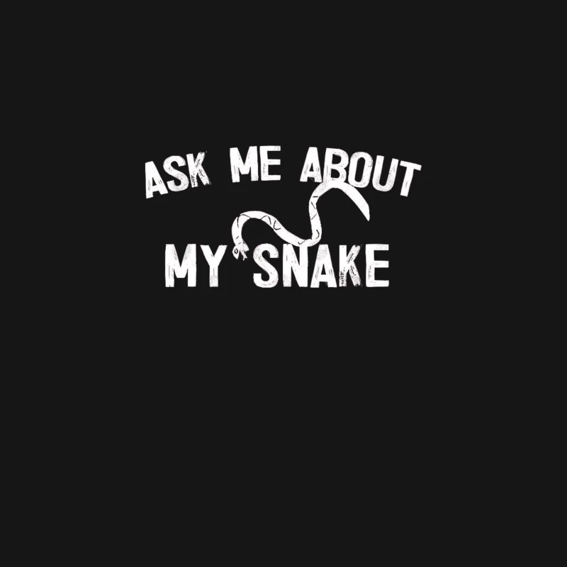 Ask Me About My Snake Desk Mat