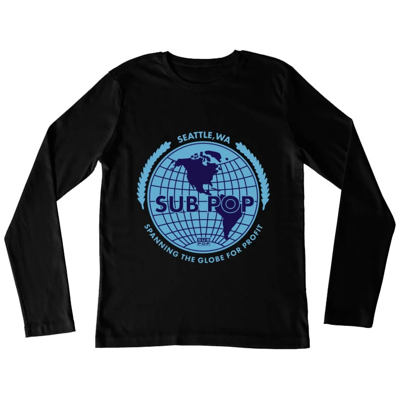 SUB POP MUSIC 5 Female Long Sleeve T-Shirt
