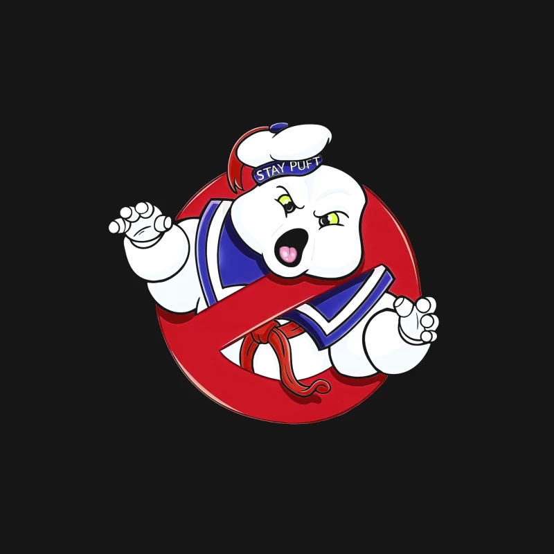 Stay Puft Marshmallow Man from Ghostbusters Male Long Sleeve T-Shirt
