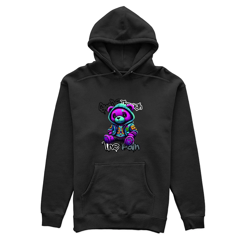 Bunter Bär in Kapuzenpullover Damen Pullover Hoodie