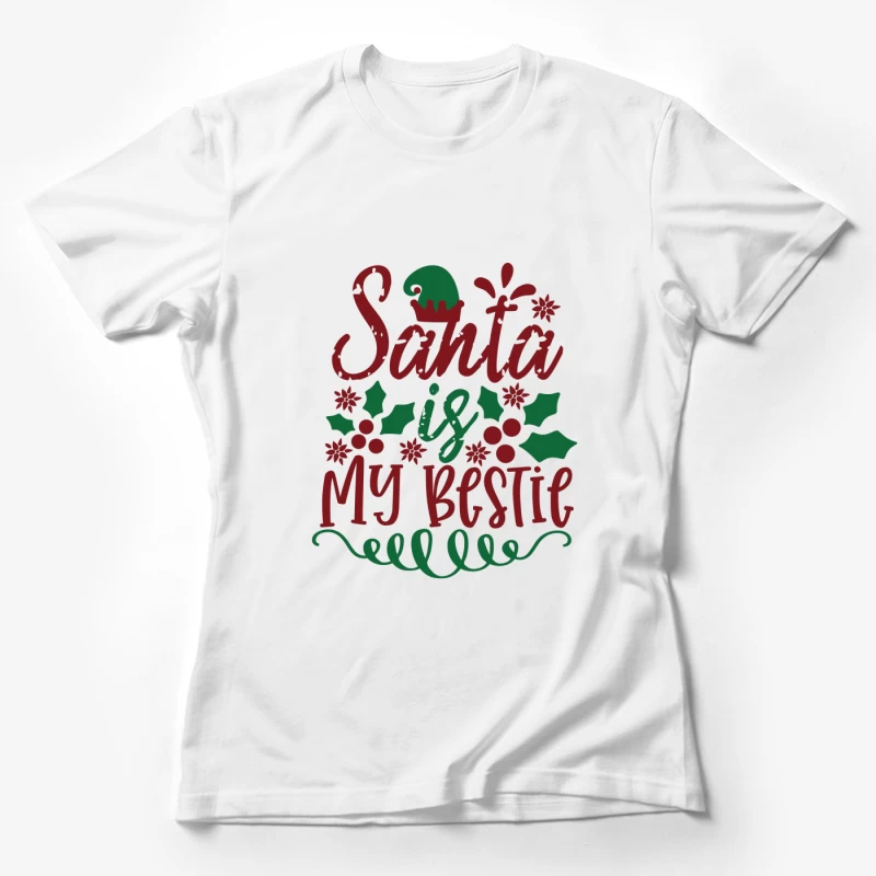 Noël Amusant: Santa Mon Ami Femme T-Shirt