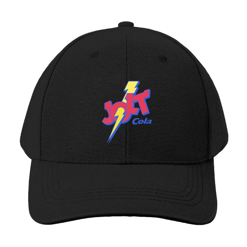 Retro Jolt Cola Energy Drink Logo with Lightning Bolt Design Baseball Cap