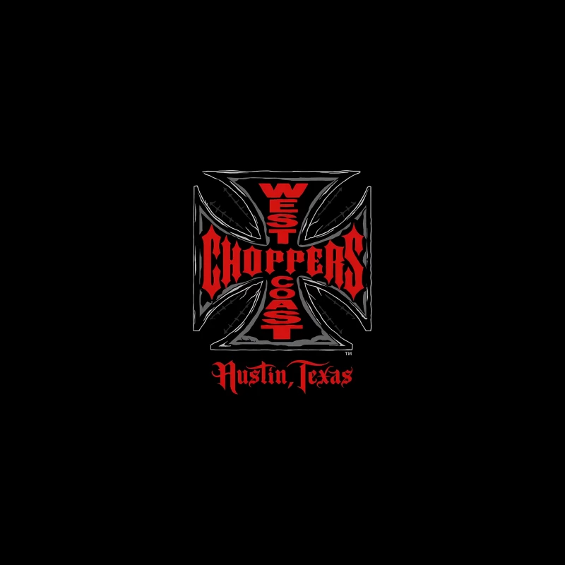 West Coast Choppers Austin Texas Custom Motorcycle Logo Travel Mug