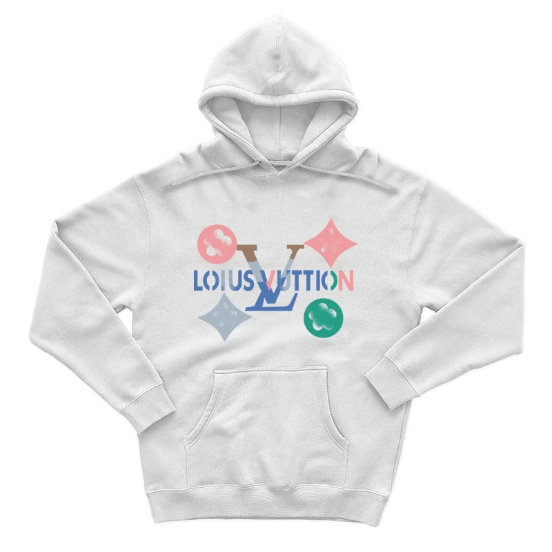 Künstlerisches Logo Design Herren Pullover Hoodie