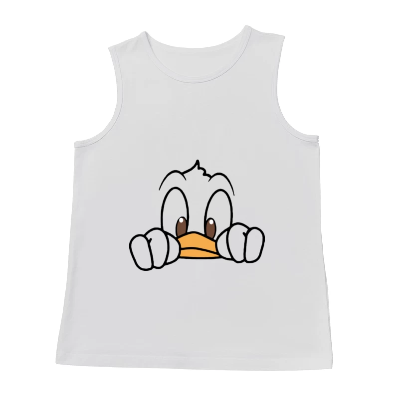 Niedliche Ente schaut hervor Herren Tanktops
