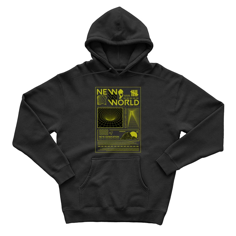 Neue Welt der Illusionen Herren Pullover Hoodie