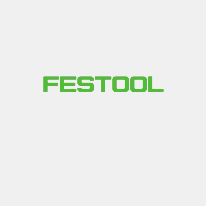 Festool Green Industrial Power Tool Brand Logo Male Tank Top