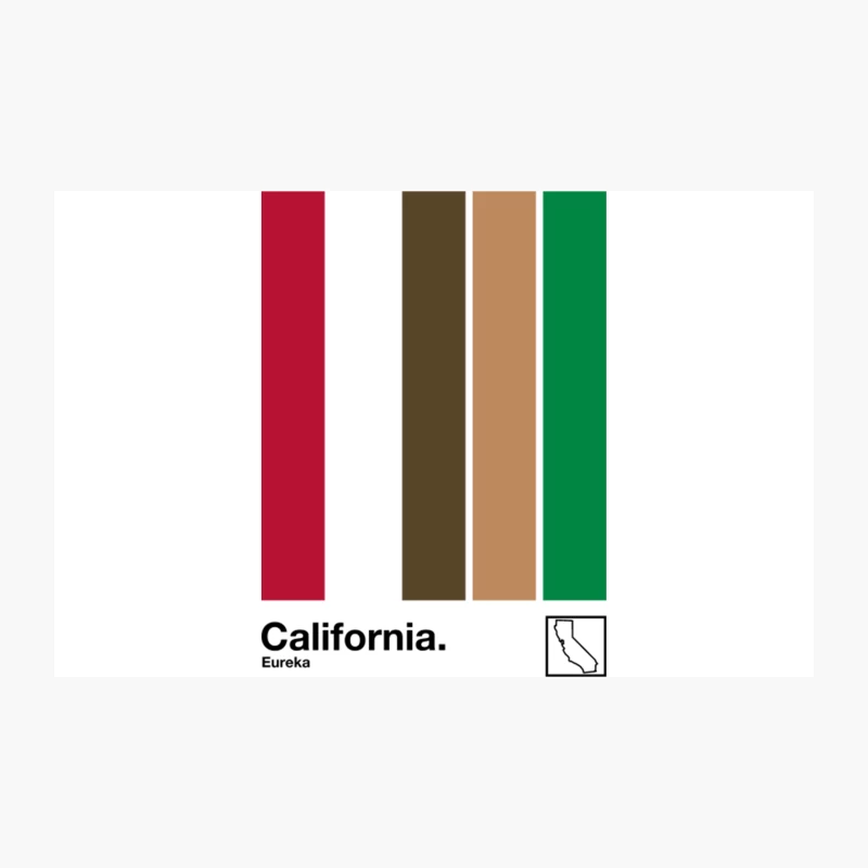 California   Original Minimalist Artwork Poster Design Travel Mug