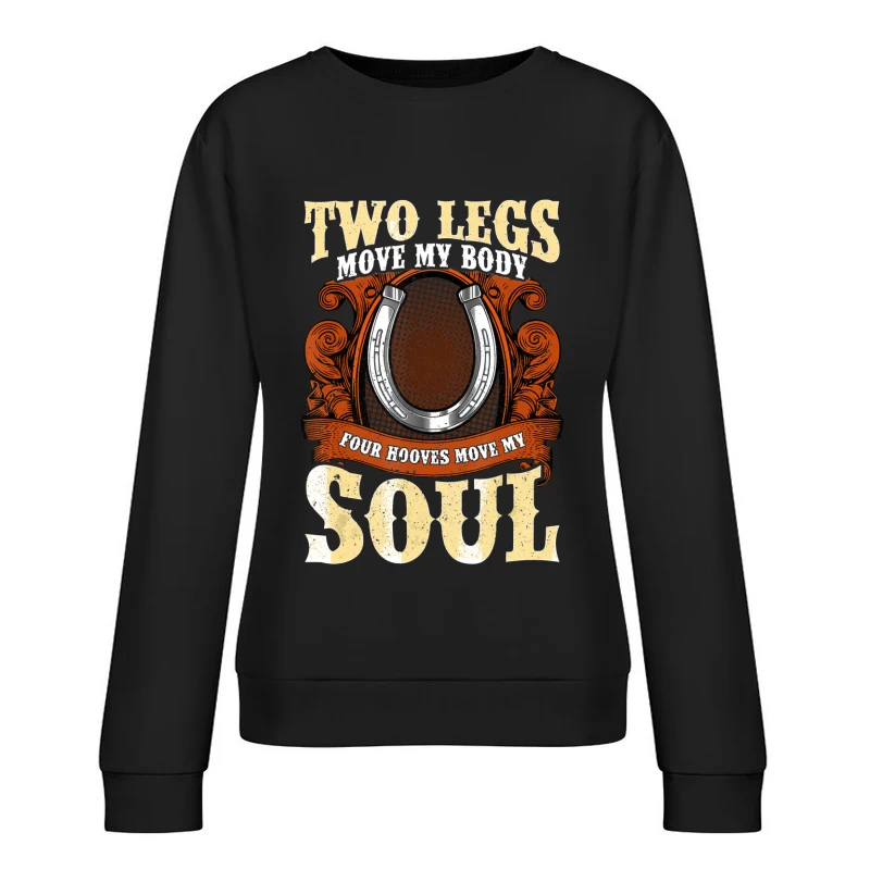 Les sabots inspirent l'âme Femme Sweat-shirt à enfiler