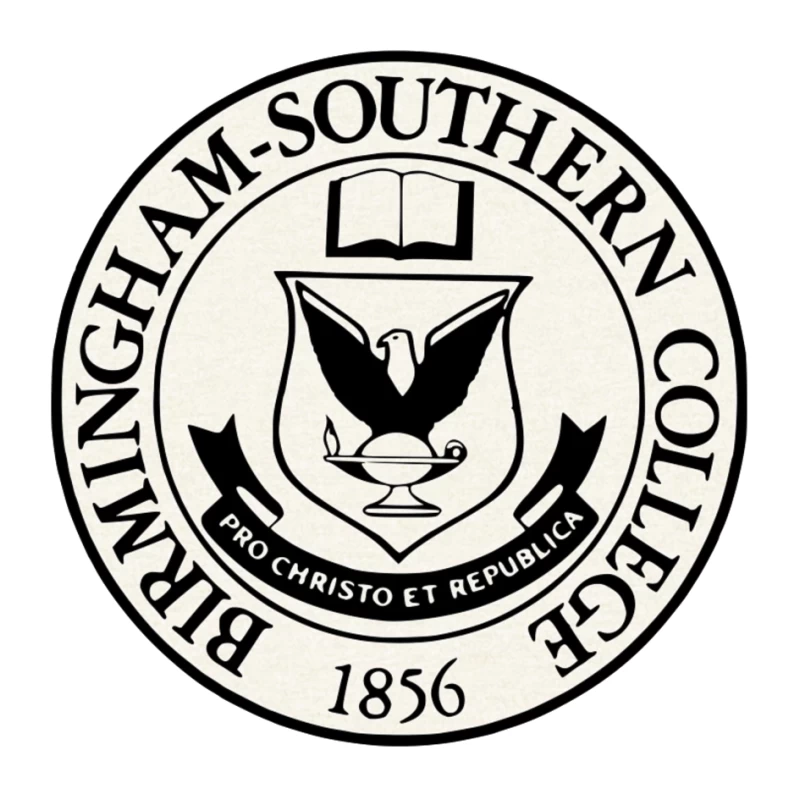 Official Seal of Birmingham-Southern College Founded 1856 Pin