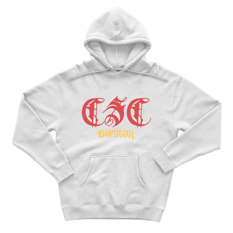 Gothic Stil Schriftzug Herren Pullover Hoodie