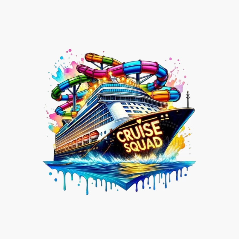 Cruise Squad Adventure Cotton Tote Bag