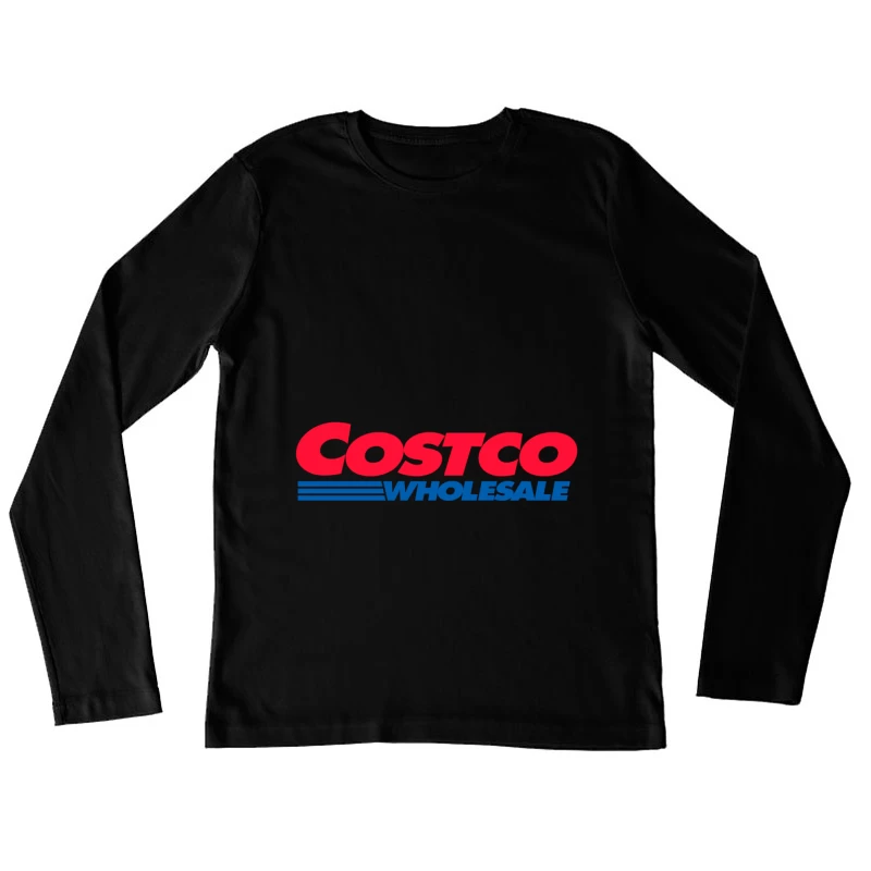 Costco Wholesale Corporation Logo Design Female Long Sleeve T-Shirt