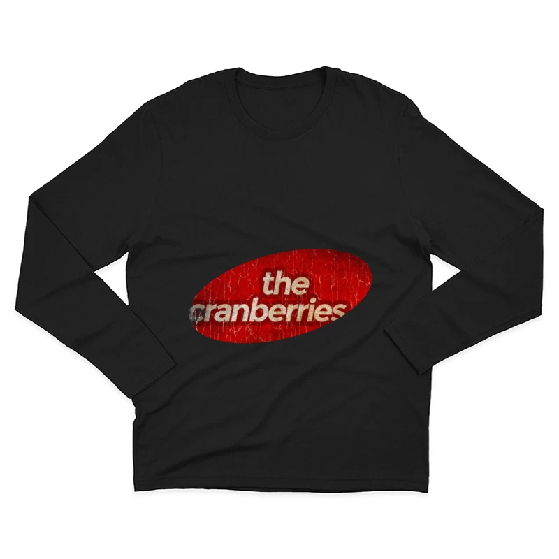 The Cranberries Vintage Band Logo in Red Male Long Sleeve T-Shirt