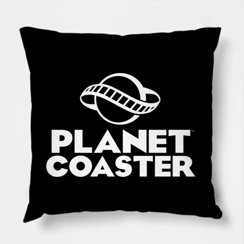 Planet Coaster Throw Pillow
