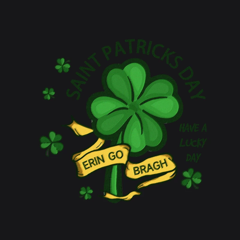St. Patrick's Day Glücksklee Herren Pullover Hoodie
