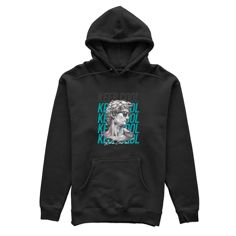 Kühle Skulptur im Pop-Art-Stil Damen Pullover Hoodie