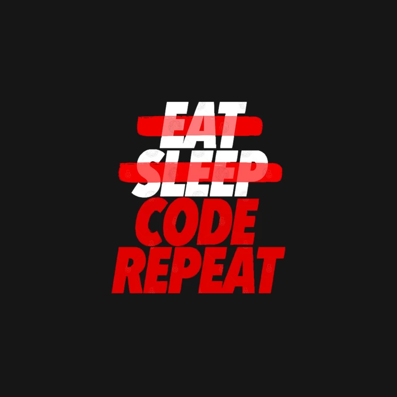 Eat Sleep Code Repeat - Computer Programmer CLI Desk Mat