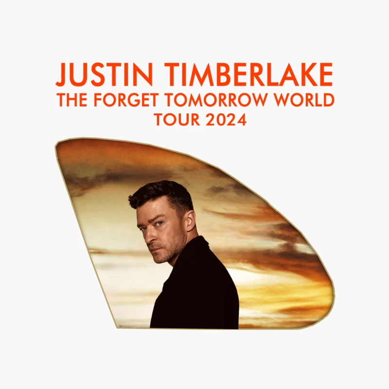 JUSTIN TIMBERLAKE THE FORGET TOMORROW WORLD TOUR 2024 Cotton Tote Bag