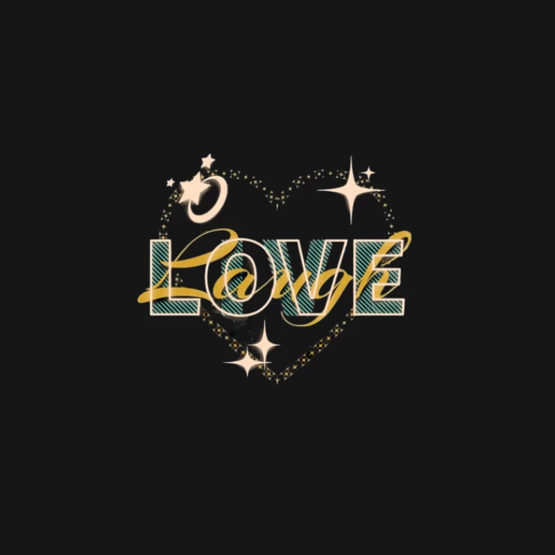 Illustration Amour Étoilé Femme T-Shirt