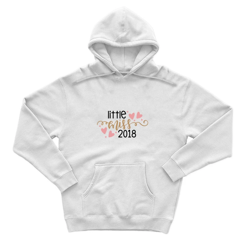 Motif Miss avec coeurs Homme Sweat à capuche