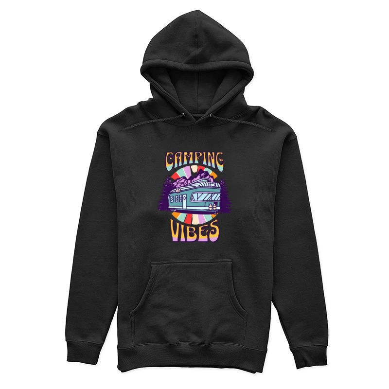 Retro Camping Wohnwagen Damen Pullover Hoodie
