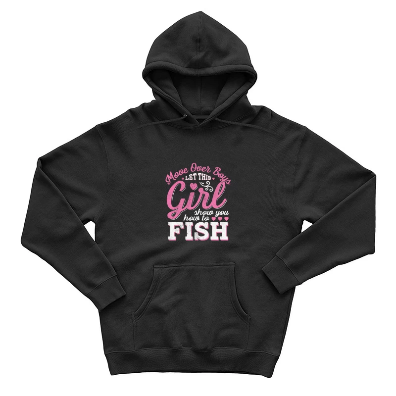 Fille pêcheuse confiante Homme Sweat à capuche