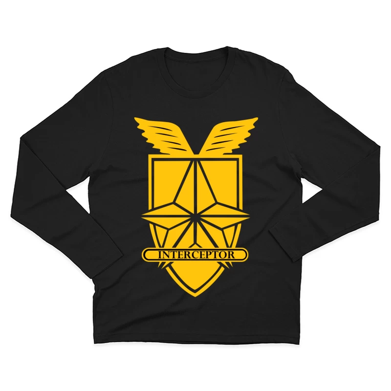 Interceptor Badge Male Long Sleeve T-Shirt