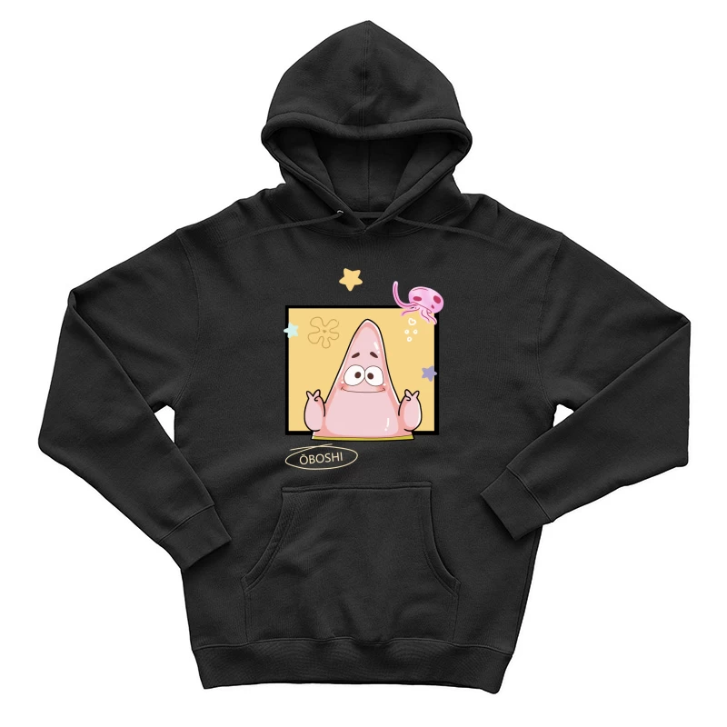 Niedliche Meereskreatur Illustration Herren Pullover Hoodie