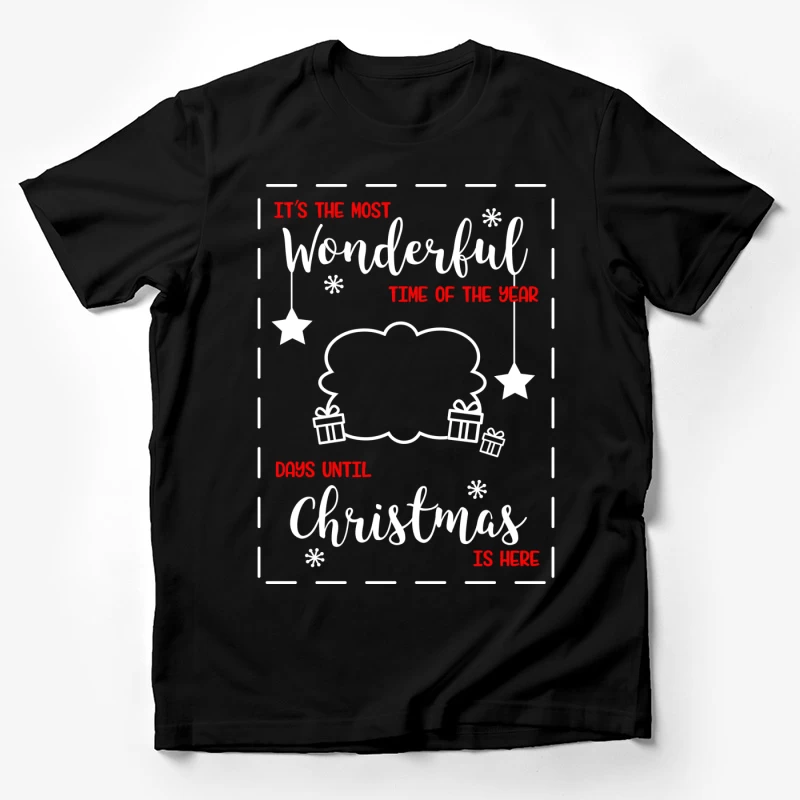 Compte à rebours de Noël joyeux Homme T-Shirt
