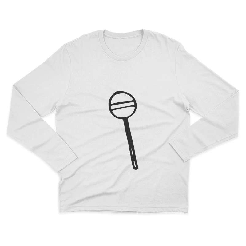 Illustration de sucette simple Homme Manches Longues T-Shirt