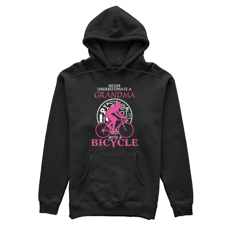 Grand-mère cycliste audacieuse Femme Sweat à capuche
