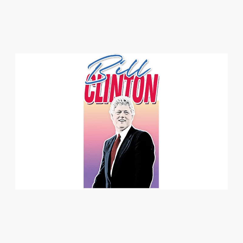 Bill Clinton  Sexy 90s Style Aesthetic Design Travel Mug