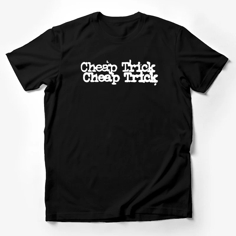 Cheap Trick Logo Male T-Shirt