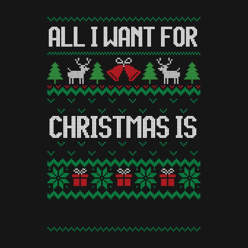 Motif de Noël avec rennes et cloches Homme Manches Longues T-Shirt