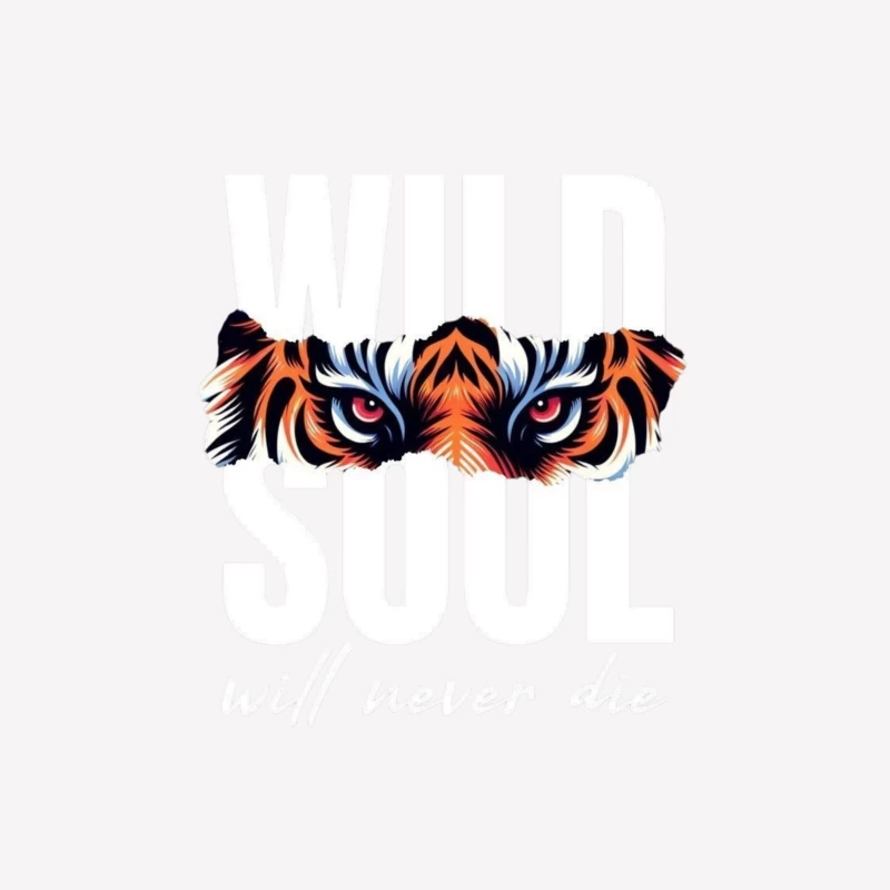 Wild Soul Inspiration with Tiger Art Male T-Shirt