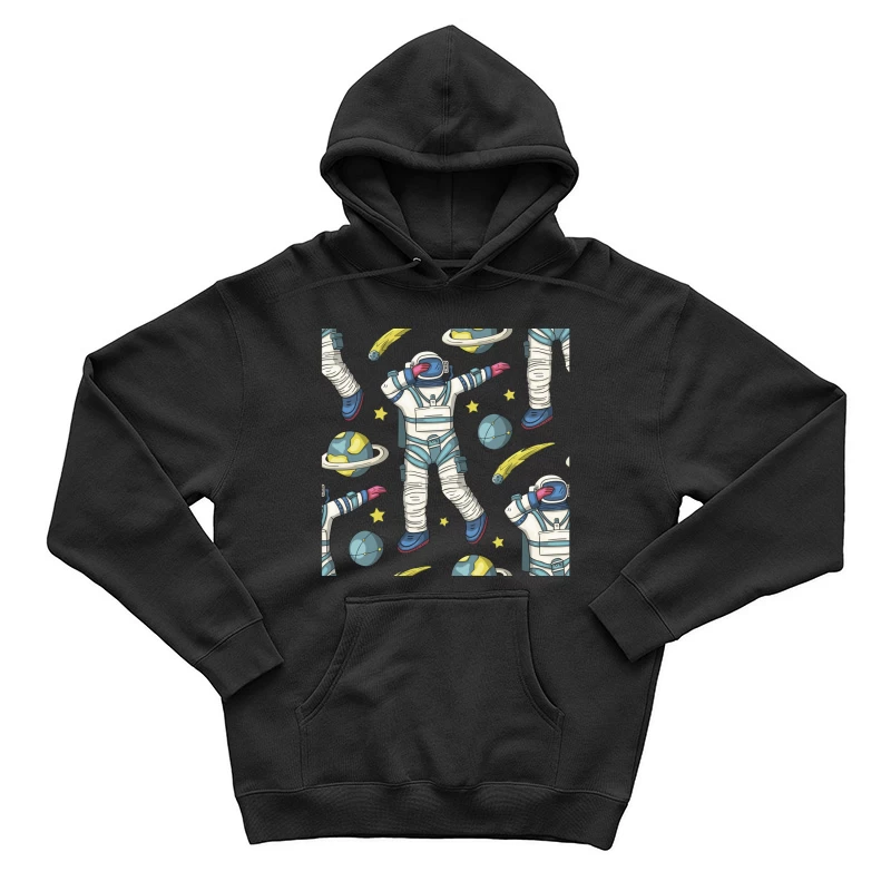 Weltraum-Abenteuer mit Astronauten Herren Pullover Hoodie