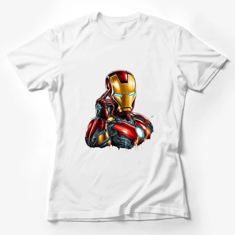 Iron Man Artwork Female T-Shirt