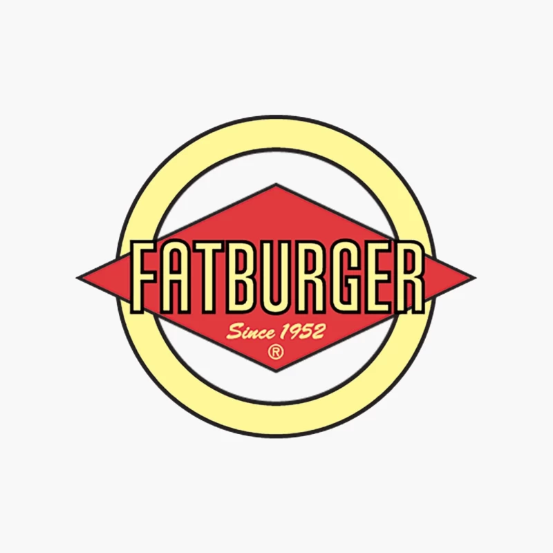 Fatburger Restaurant Classic Logo Design Since 1952 Cotton Tote Bag