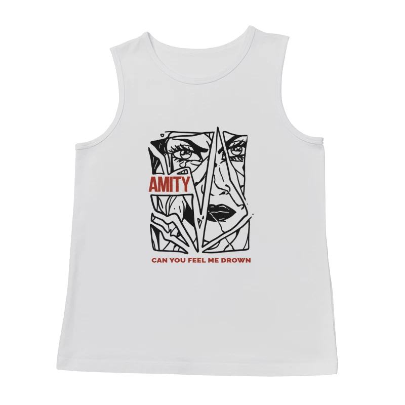 The Amity Affliction Can You Feel Me Drown Male Tank Top