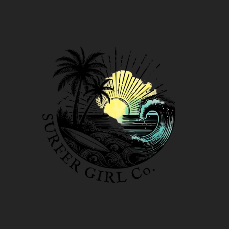 Coucher de soleil à la plage avec vagues Femme Sweat-shirt à enfiler