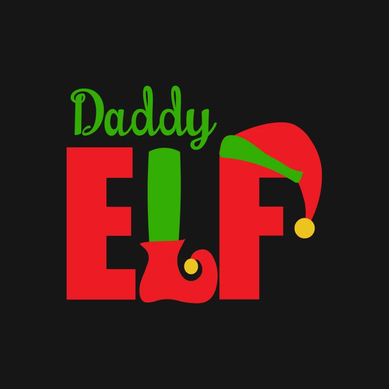 Design de Noël avec lutin pour papa Femme T-Shirt