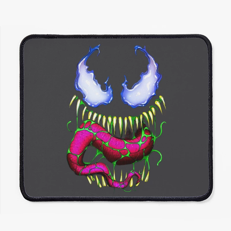 Vibrant Comic Monster Art Mouse Pad