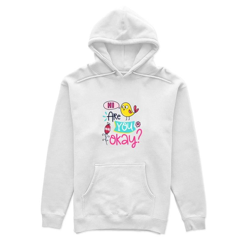 Petit oiseau coloré demande : es-tu d'accord ? Femme Sweat à capuche